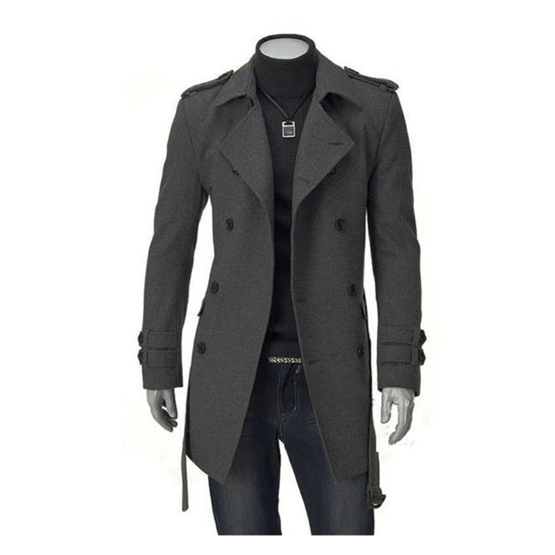 Tailored Coat Wool - Custom Made Long Coats For Men
