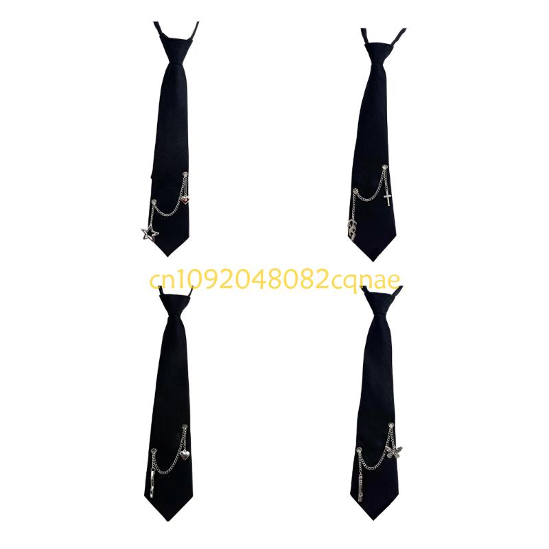Women Formal Wear Korean - Korean Necktie Zipper Closure Easy On/Off