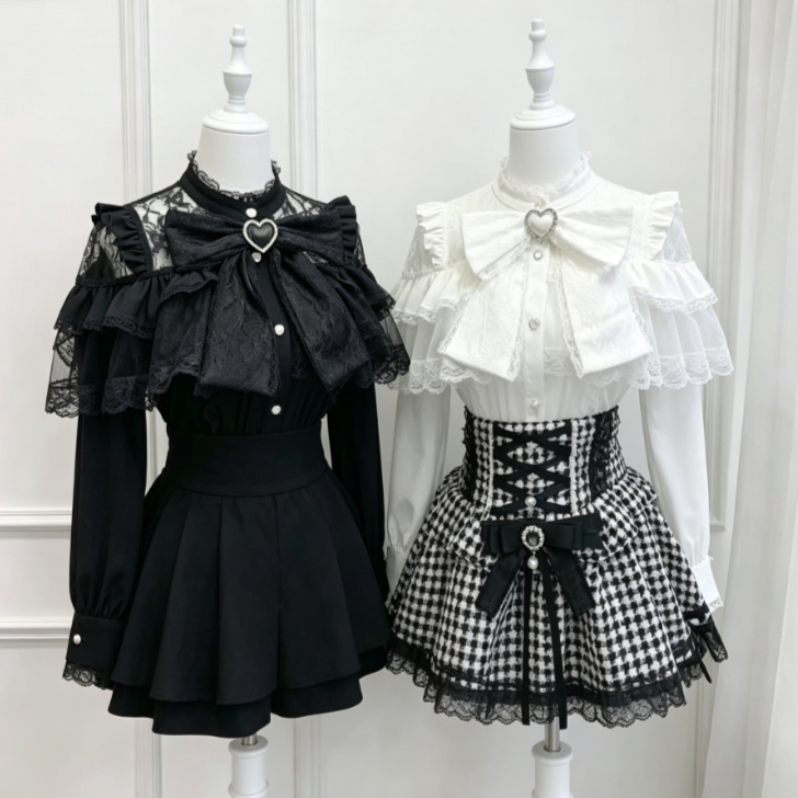 Formal Wear Japan Women - Kawaii Japanese Lolita Blouse Women Harajuku