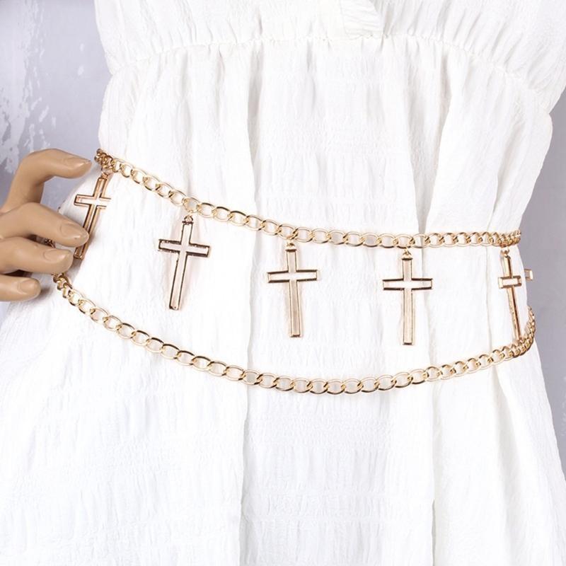 39BD Cool Crossed Pendant Wais - Women Formal Wear Belt review and price