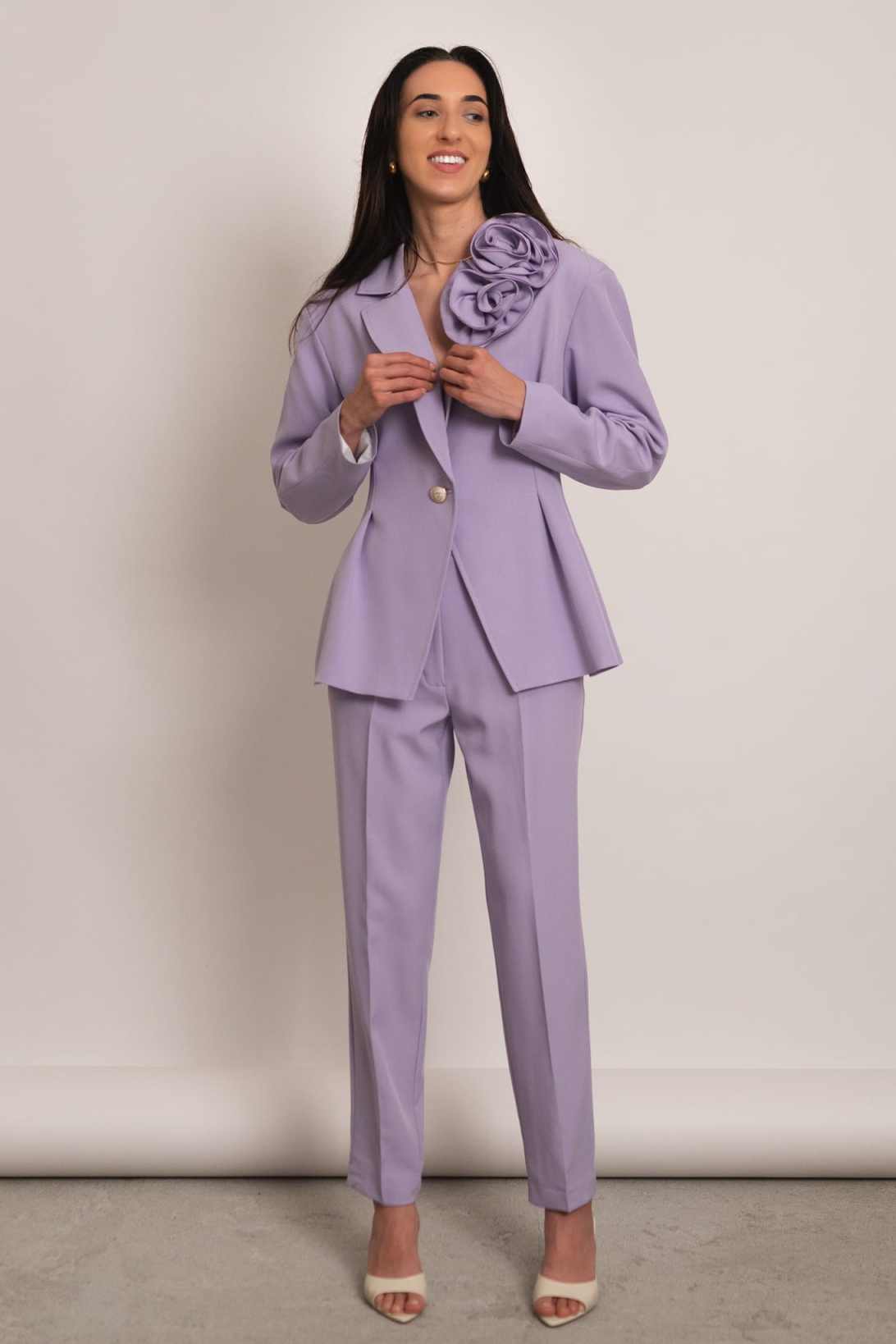 Vibrant Peplum Women Suit Set  - Women Formal Wear For Conference review and price