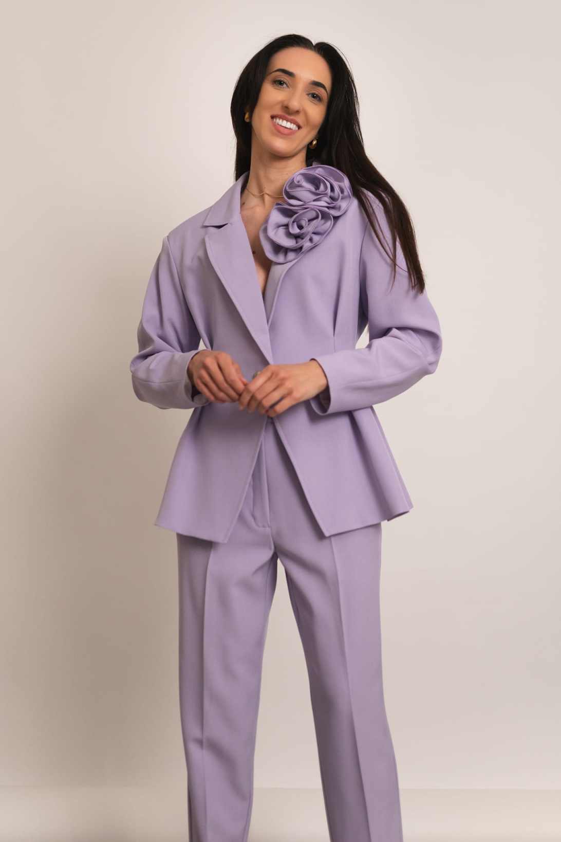 Vibrant Peplum Women Suit Set  - Women Formal Wear For Conference review and price