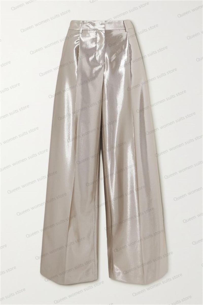 Shiny Satin Wedding Women Suit - Women Formal Wear Belt review and price