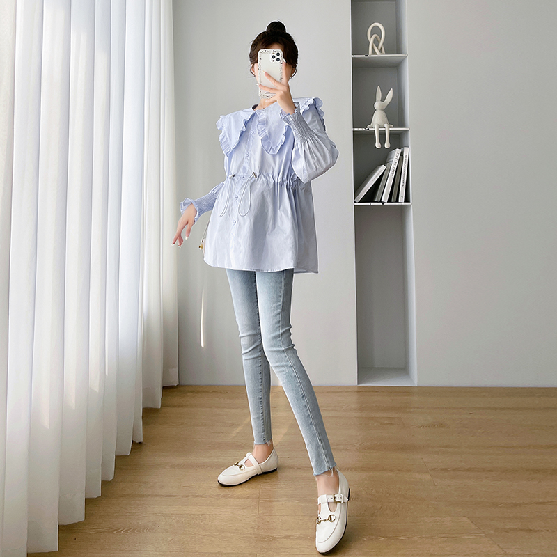 Long Sleeve Shirts Womens Cott - Women Formal Wear Korean review and price