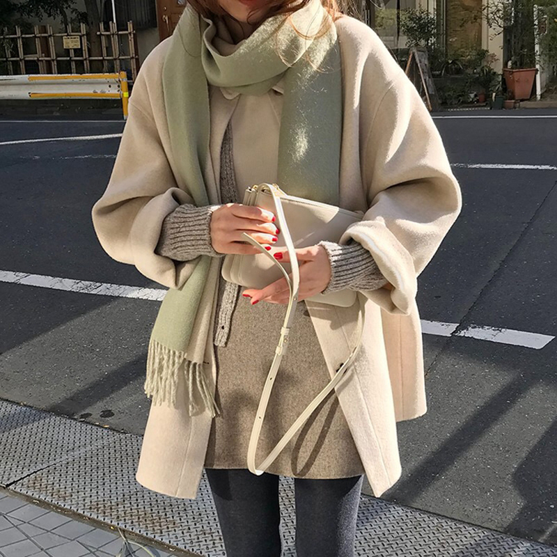 Zoki Autumn Faux Wool Coat Wom - Tailored Coat Wool review and price
