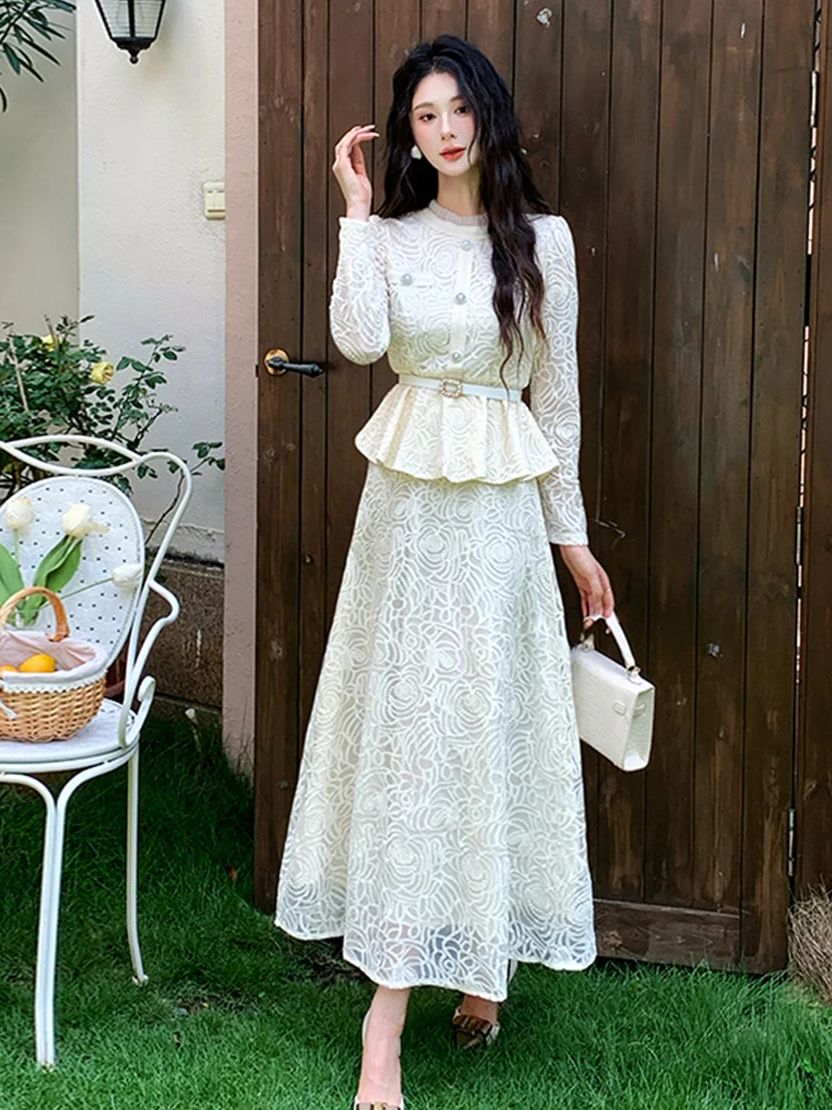 Formal Luxury Evening Lace Two - Formal Dress Female review and price