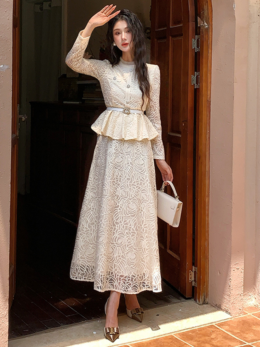 Formal Luxury Evening Lace Two - Formal Dress Female review and price
