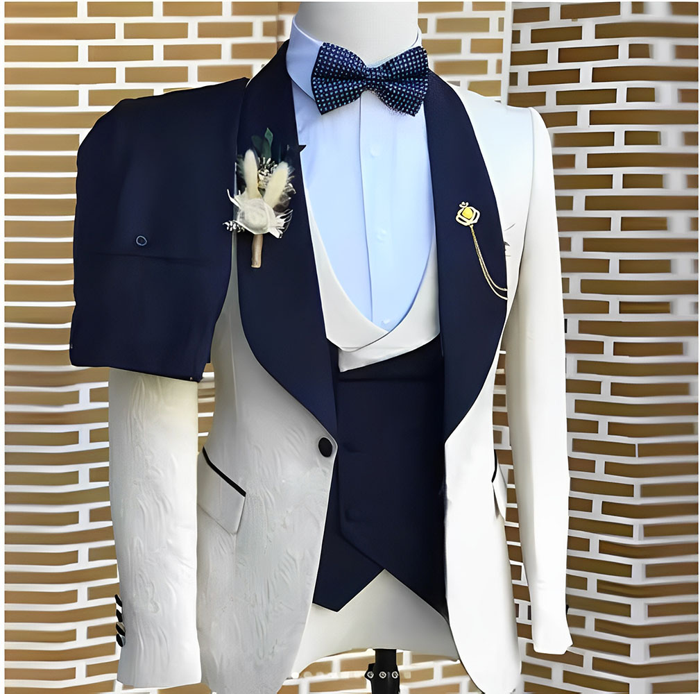 Elegant WhiteJacquard Suits Me - Tailored Coat Wool review and price