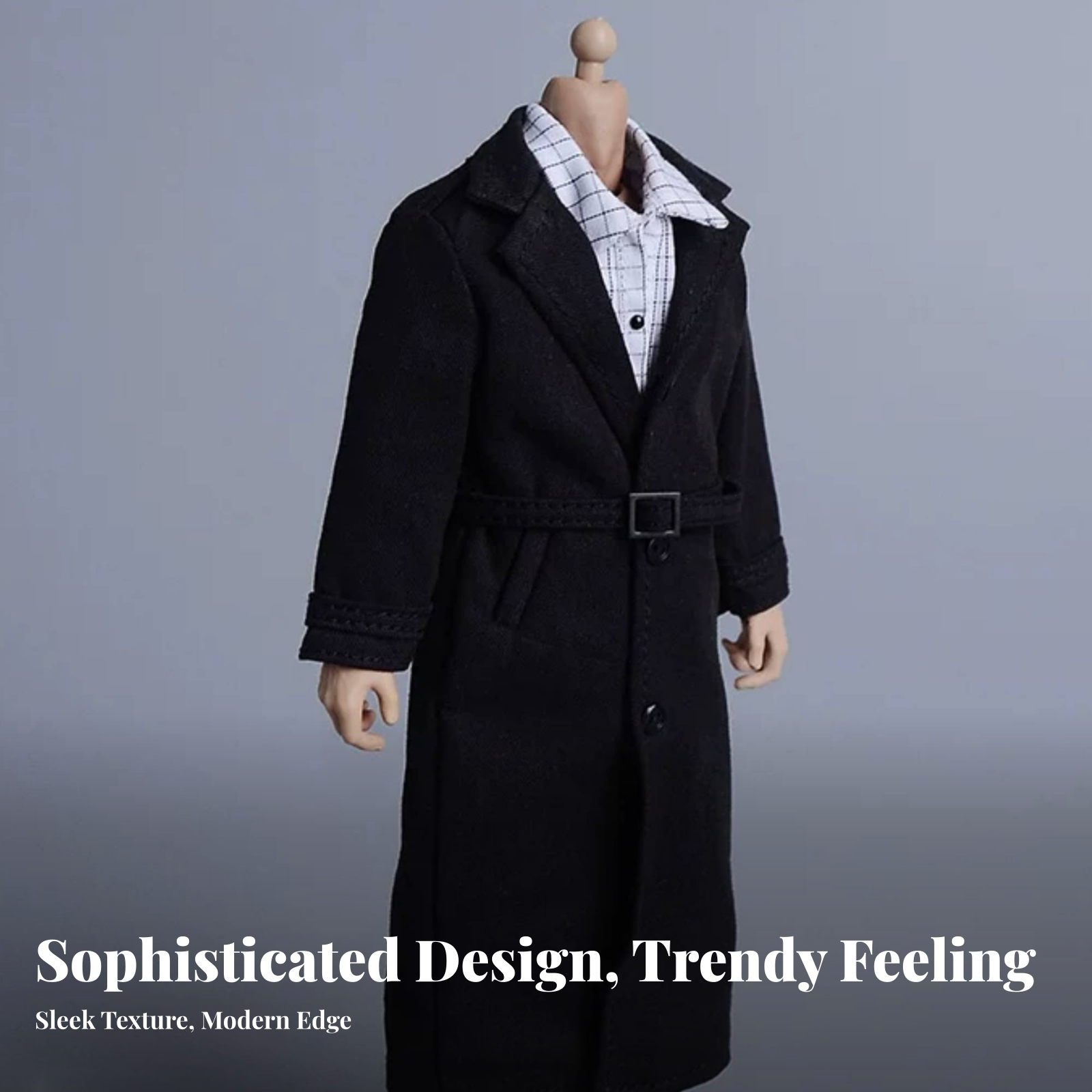 Wide Lapel Miniature Overcoat  - Tailored Coat Wool review and price
