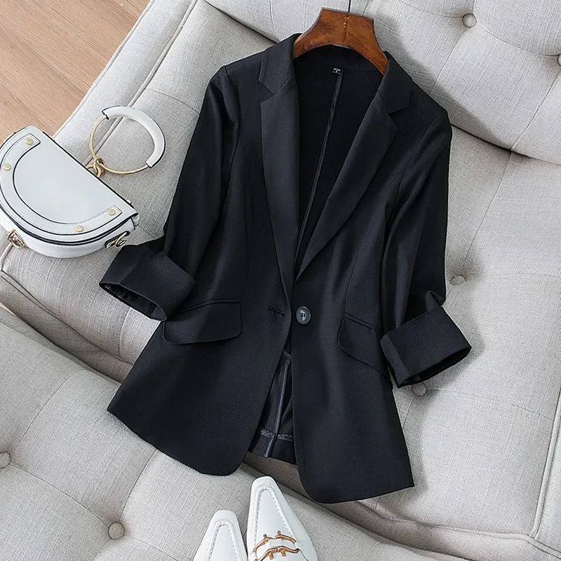 Jacket Women's Clothing Slim F - Women Formal Wear Korean review and price