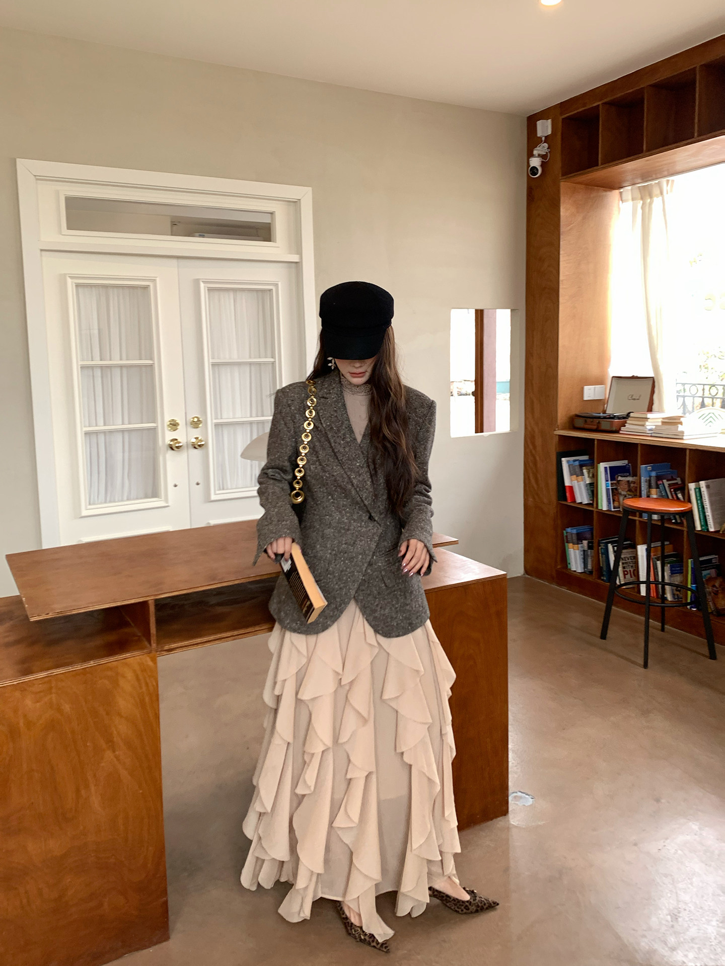 【MAR】Women Vintage Intellectua - Tailored Coat Wool review and price
