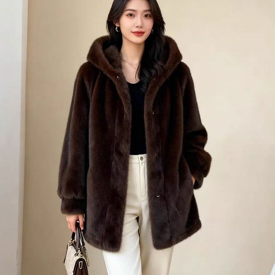 Faux Fur Mink Coats Womens Aut - Tailored Coat Wool review and price
