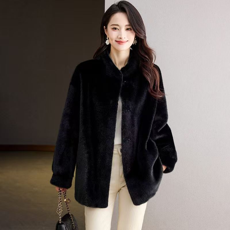 Faux Fur Mink Coats Womens Aut - Tailored Coat Wool review and price