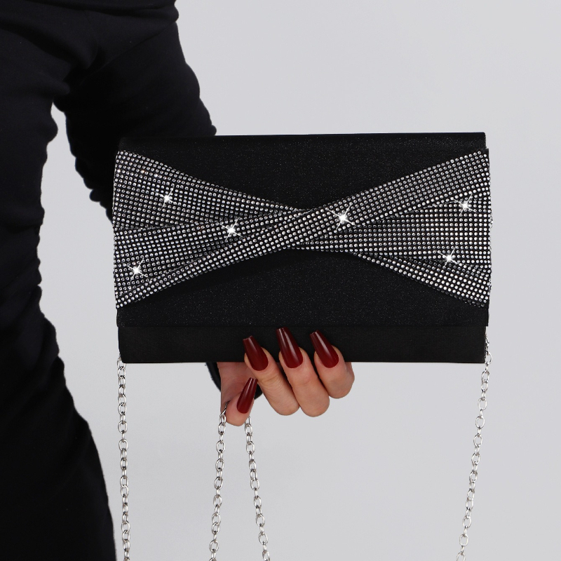 Black Square Evening Bags Fema - Formal Dress Female review and price