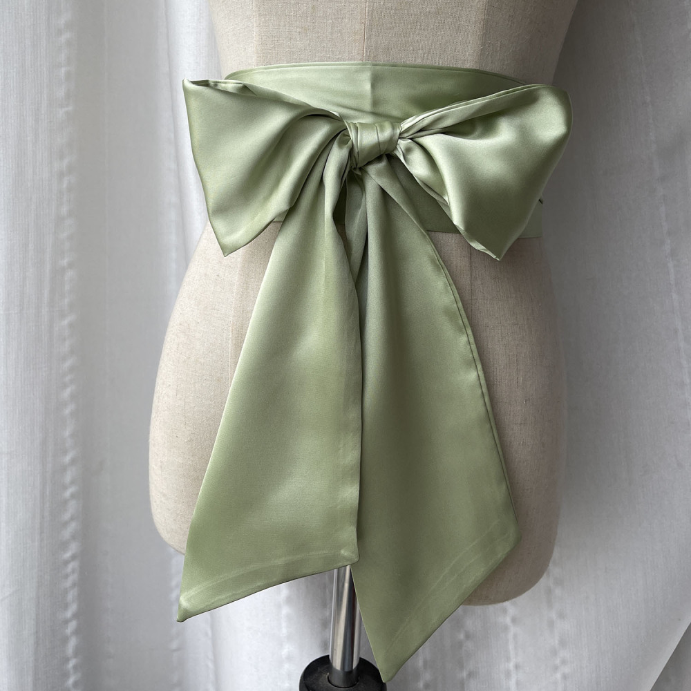 Wide Bowknot Waistband Women A - Women Formal Wear Belt review and price