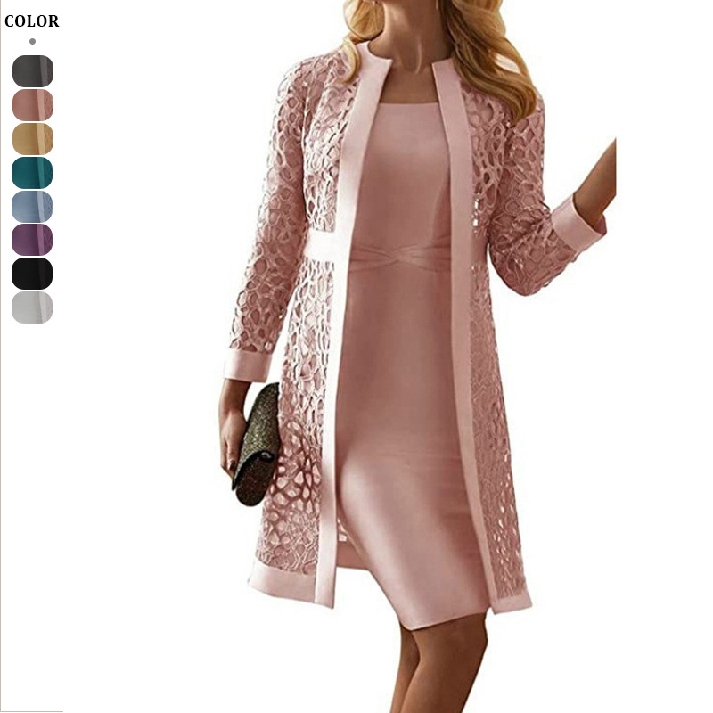 Wein Lace Cardigan Dress with  - Formal Dress Female review and price
