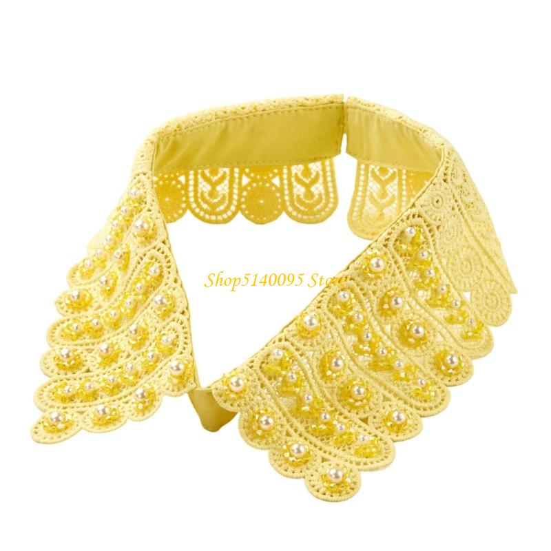DXAE Stylish Lace Neckpiece wi - Women Formal Wear Look review and price