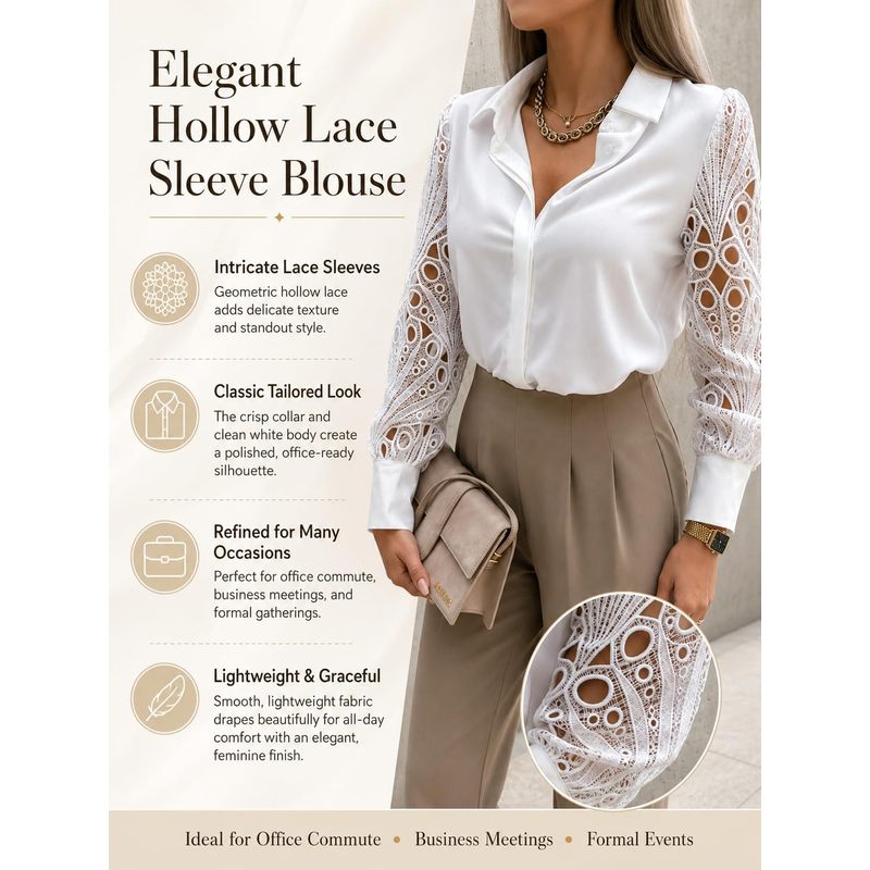 Women Button Down Satin Blouse - Women Formal Wear For Meeting review and price