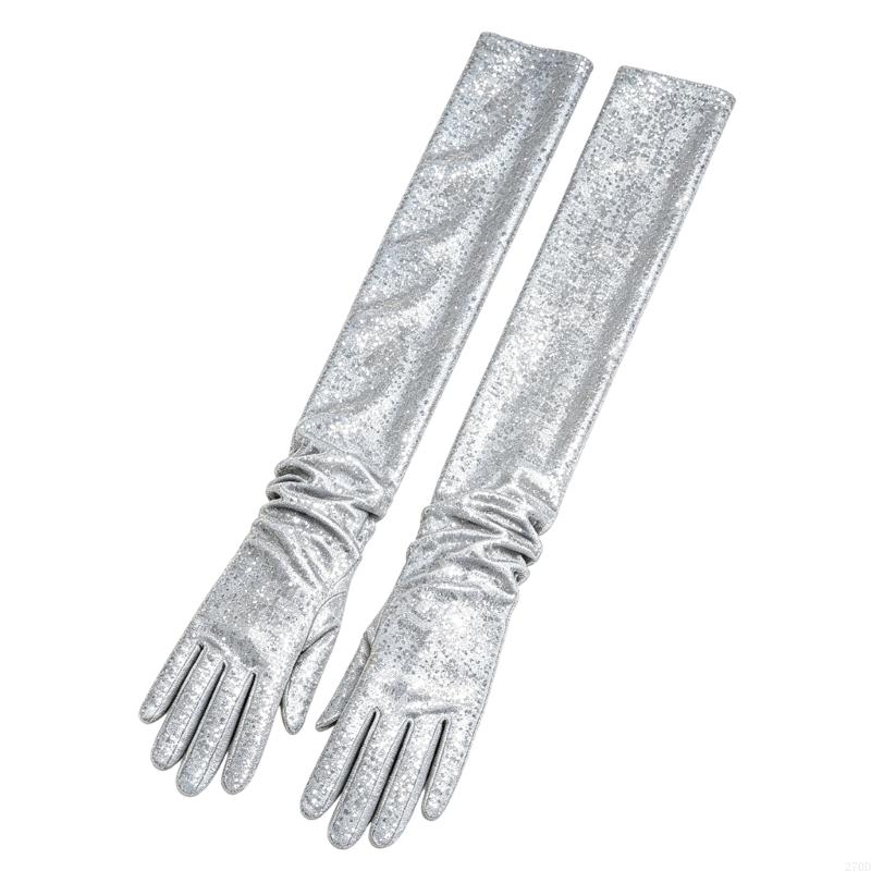 Long Formal Gloves with Sequin - Women Formal Wear Look review and price