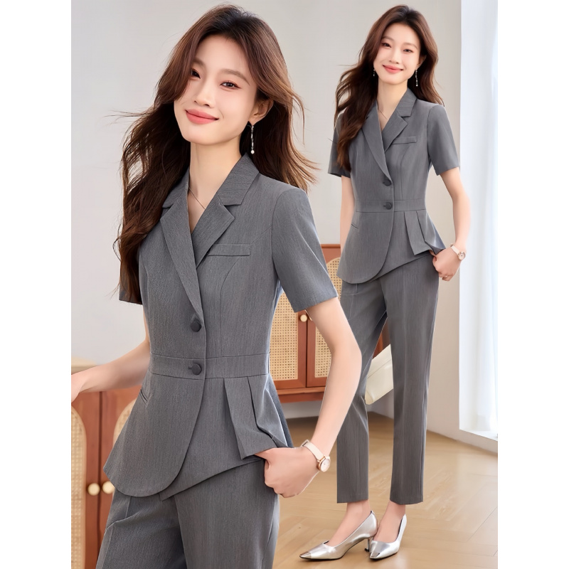 Navy blue women's thin profess - Women Formal Wear Shirt And Pant review and price