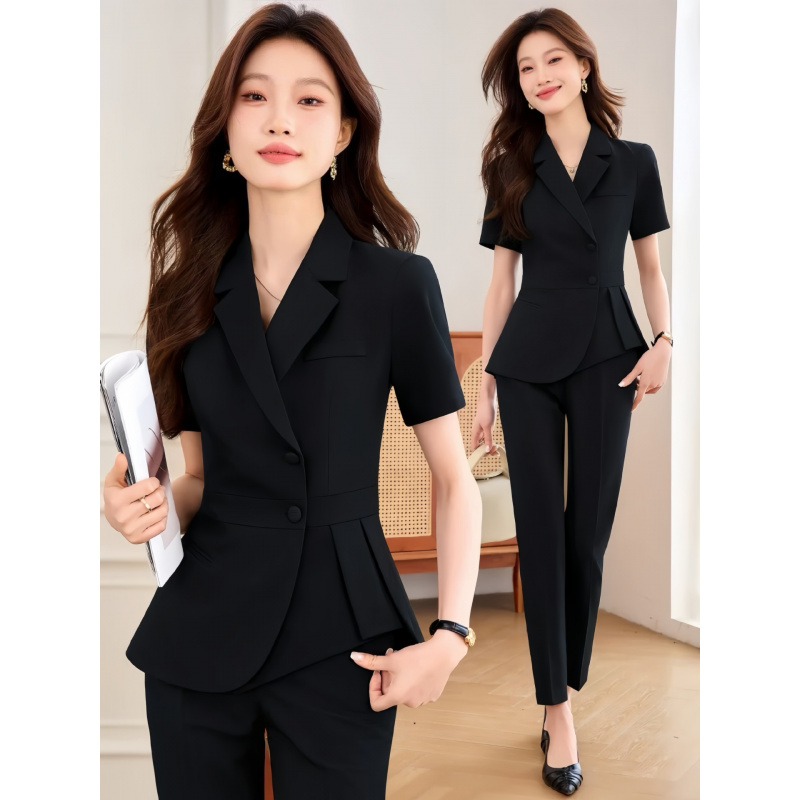 Navy blue women's thin profess - Women Formal Wear Shirt And Pant review and price