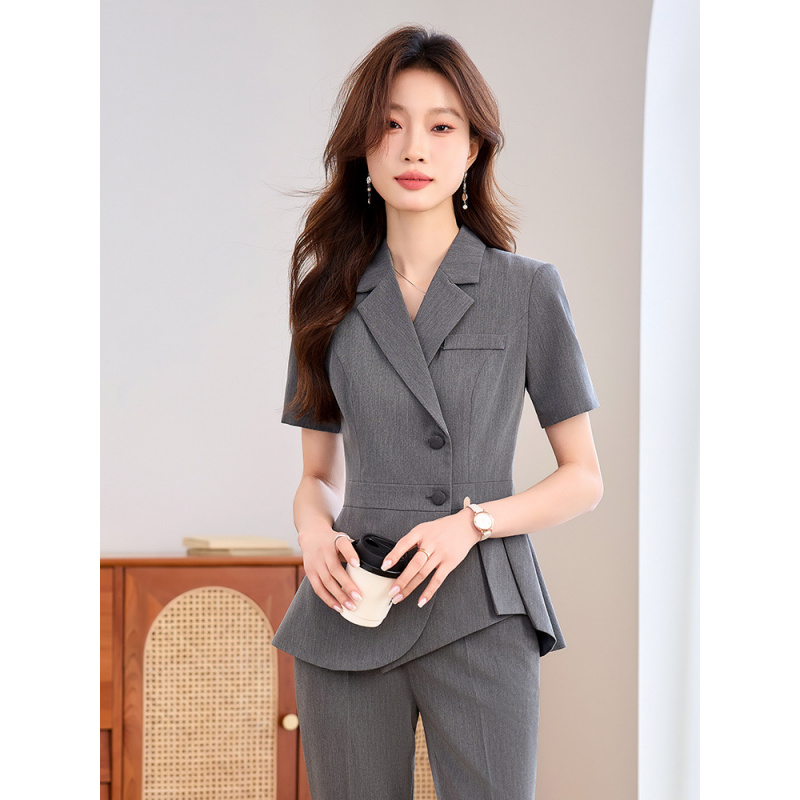 Navy blue women's thin profess - Women Formal Wear Shirt And Pant review and price